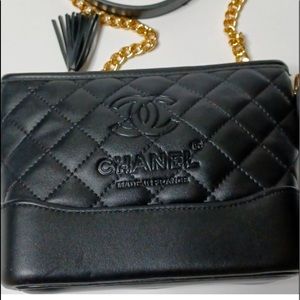 Black fashion designer bag